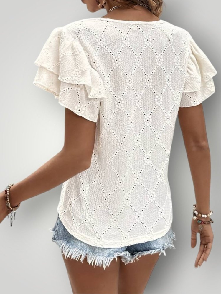 OTELIA | BLUSE MIT VOLANTS - My Store