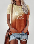 Oversized Damen T-Shirt mit Dandelion - Design - Nordic Boutique & Co.