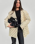 Polka Dot Damenblazer für Lässigen Chic - Nordic Boutique & Co.