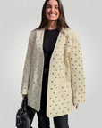 Polka Dot Damenblazer für Lässigen Chic - Nordic Boutique & Co.