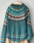 Retro Pullover mit Stil und Komfort - Nordic Boutique & Co.