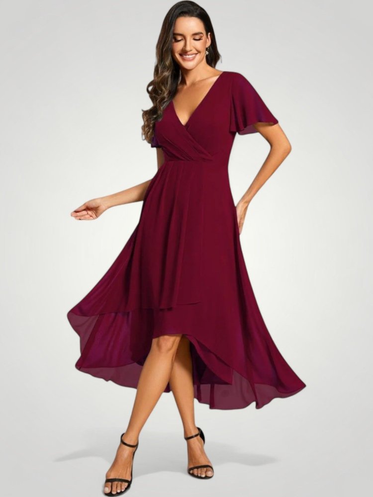 Romantisches Damenkleid mit Fließendem Schnitt - Nordic Boutique & Co.