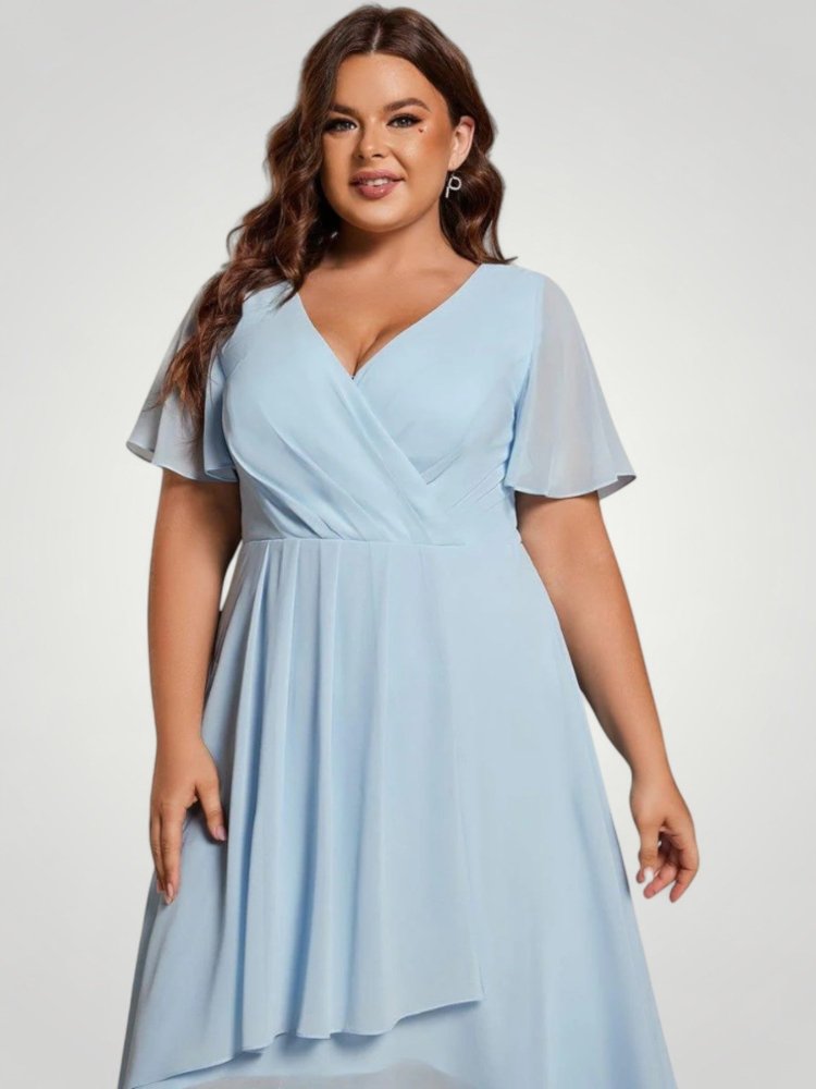 Romantisches Damenkleid mit Fließendem Schnitt - Nordic Boutique & Co.