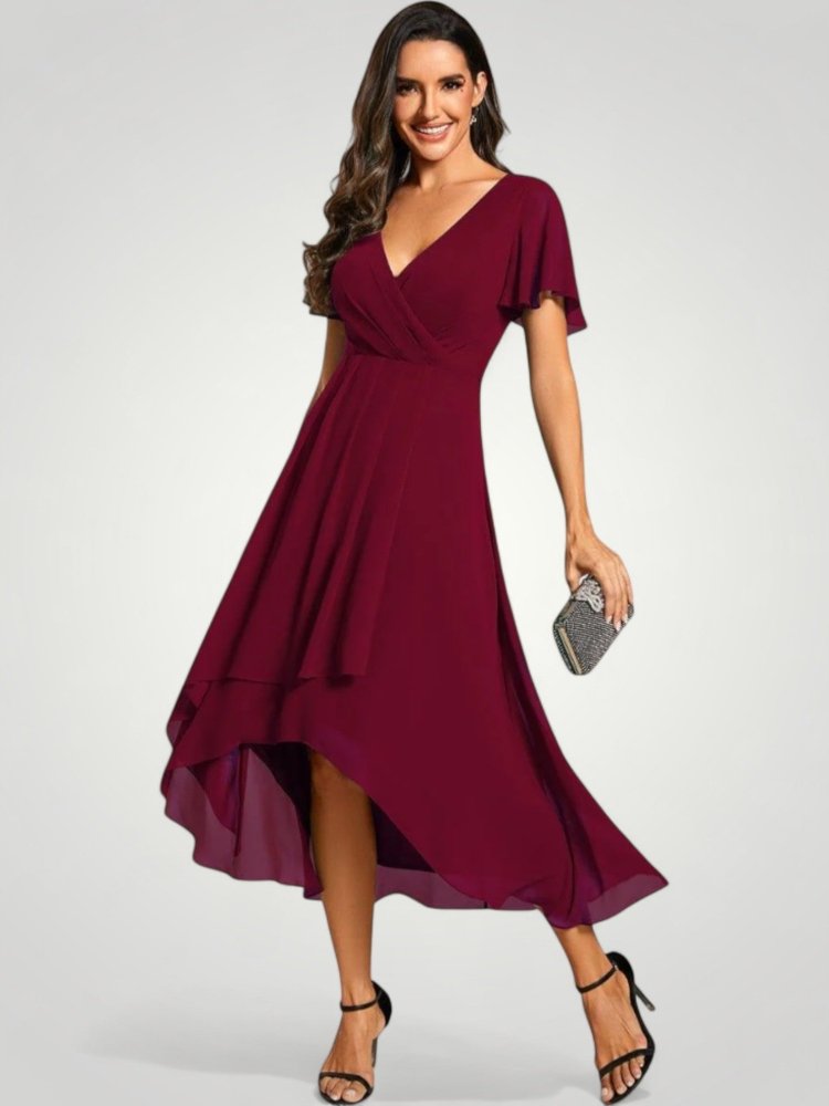 Romantisches Damenkleid mit Fließendem Schnitt - Nordic Boutique & Co.