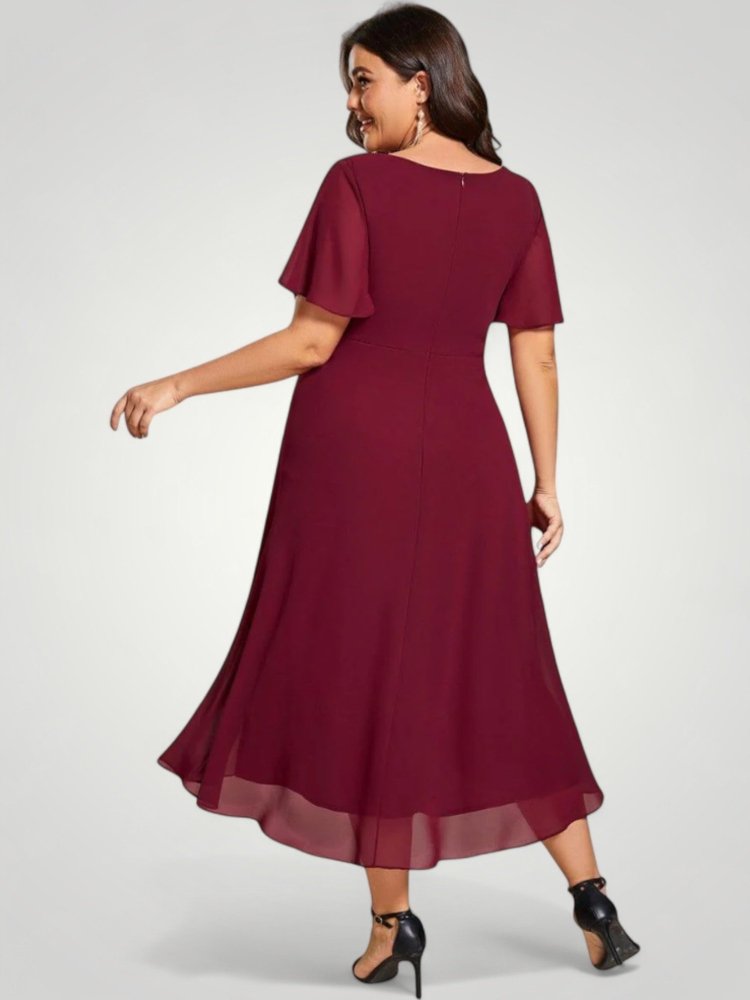 Romantisches Damenkleid mit Fließendem Schnitt - Nordic Boutique &amp; Co.