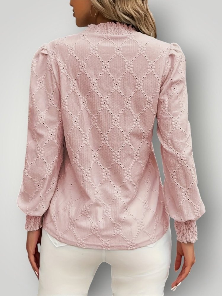 SARA | ELEGANTE STEHKRAGENBLUSE - My Store