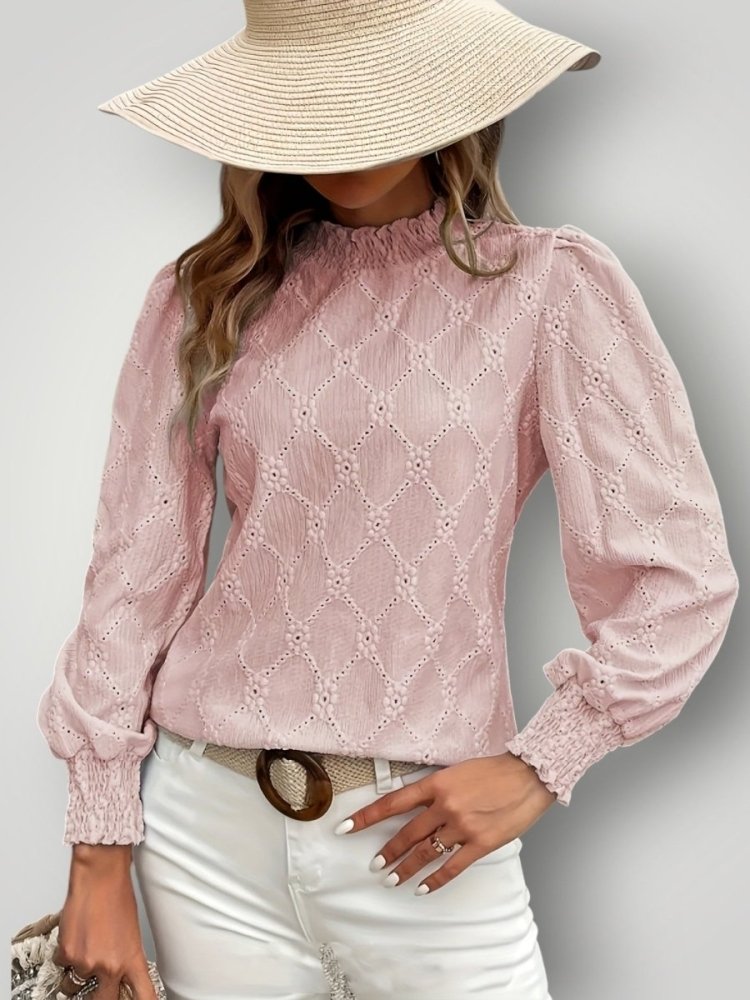 SARA | ELEGANTE STEHKRAGENBLUSE - My Store