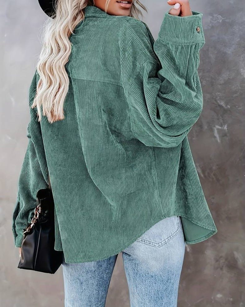 SEREN | VINTAGE SAMT SHIRT - Nordic Boutique &amp; Co.