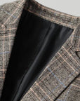 Slim Fit Blazer Damen im Britischen Karomuster - Nordic Boutique & Co.
