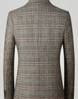 Slim Fit Blazer Damen im Britischen Karomuster - Nordic Boutique & Co.