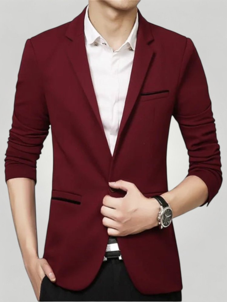 Slim Fit Herrenblazer für Elegante Auftritte - Nordic Boutique &amp; Co.