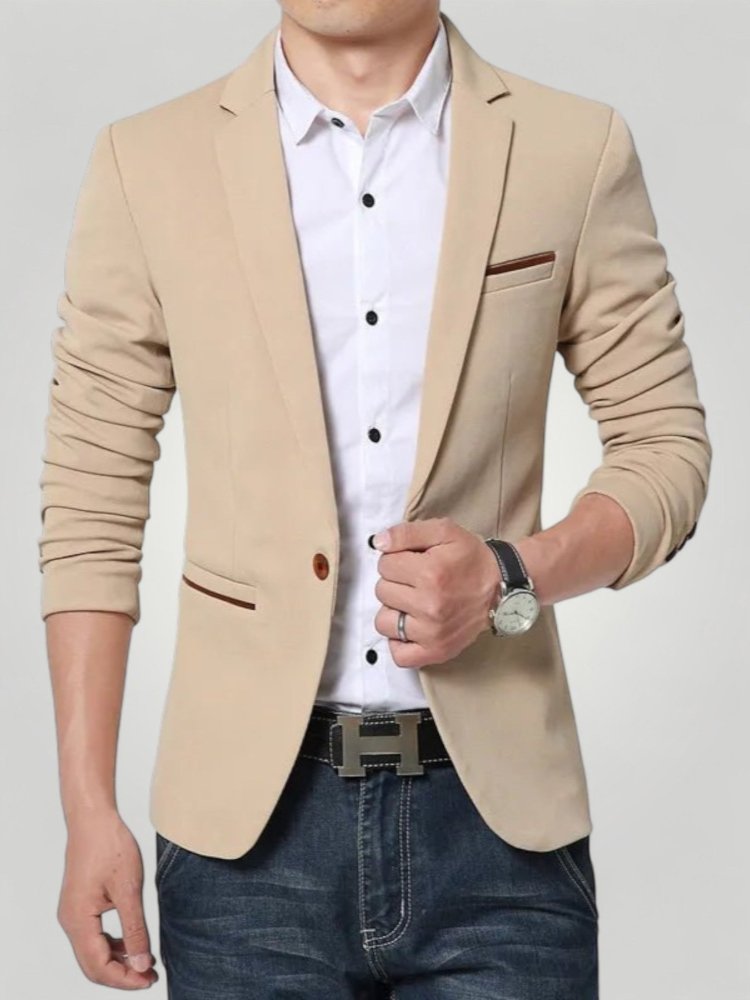 Slim Fit Herrenblazer für Elegante Auftritte - Nordic Boutique &amp; Co.