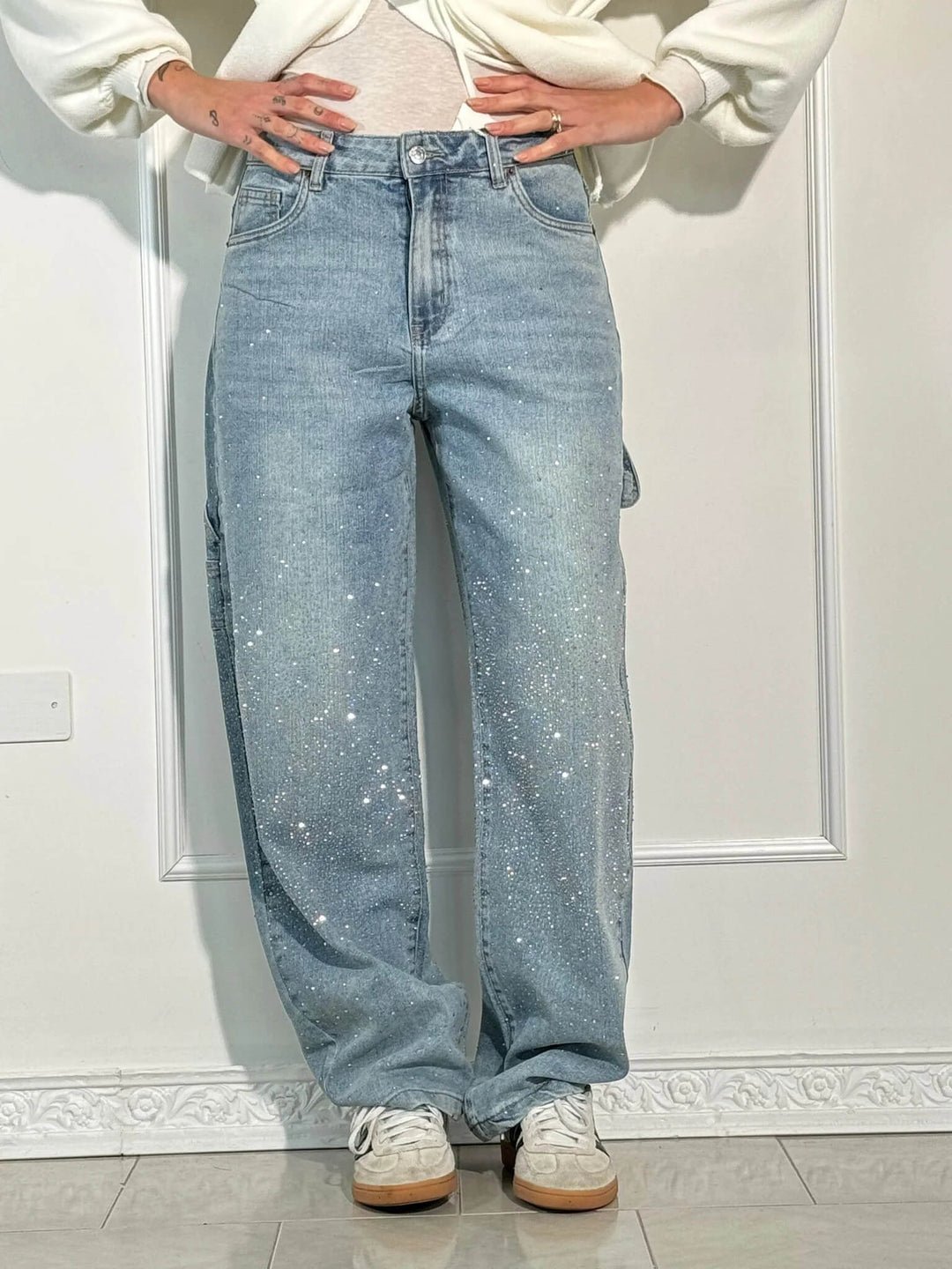 SOPHIA | GLITZER JEANS - Nordic Boutique &amp; Co.