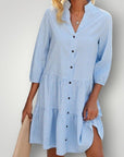 Stilvolles Rüschen - Shirtkleid für besondere Anlässe - Nordic Boutique & Co.