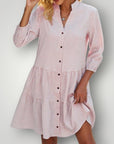 Stilvolles Rüschen - Shirtkleid für besondere Anlässe - Nordic Boutique & Co.