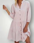 Stilvolles Rüschen - Shirtkleid für besondere Anlässe - Nordic Boutique & Co.