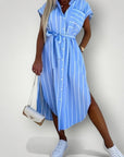 Streifenkleid mit Eleganz & Stil - Nordic Boutique & Co.