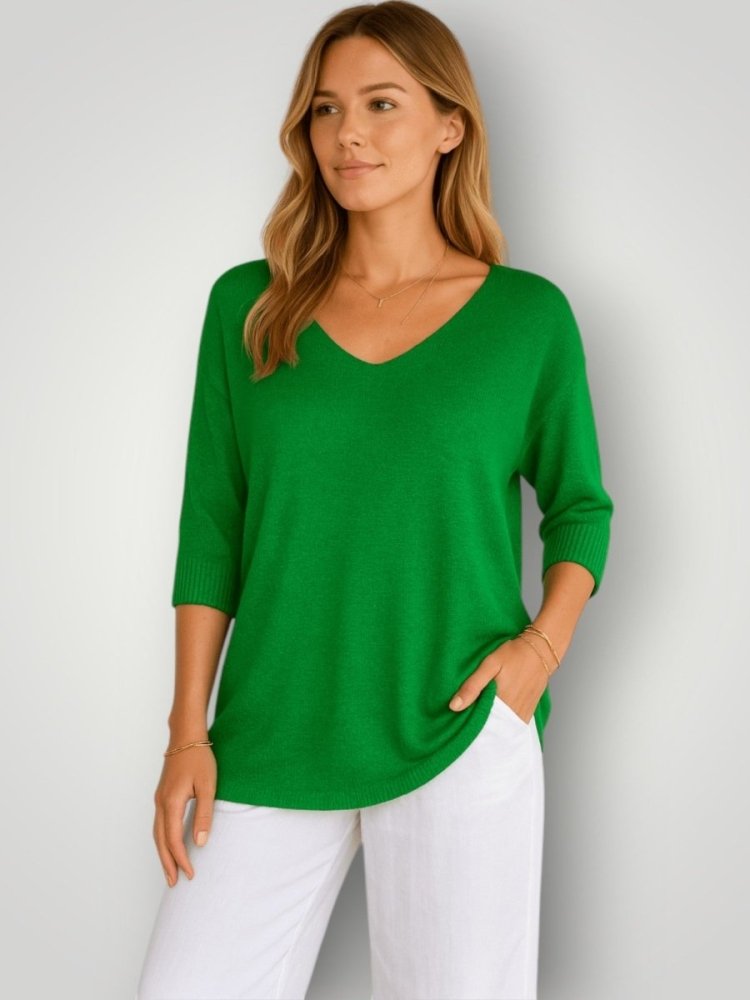 Strick - T-Shirt mit eleganter Passform - Nordic Boutique &amp; Co.