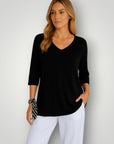 Strick - T-Shirt mit eleganter Passform - Nordic Boutique & Co.