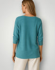 Strick - T-Shirt mit eleganter Passform - Nordic Boutique & Co.