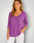 Strick - T-Shirt mit eleganter Passform - Nordic Boutique & Co.