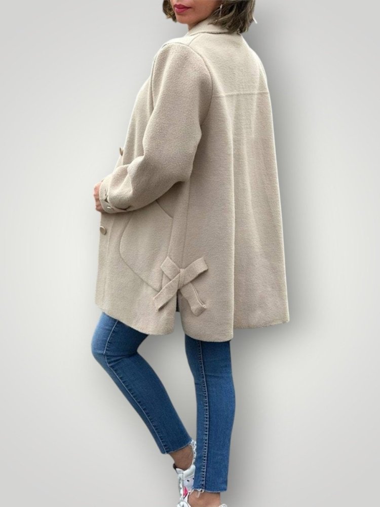 TESSA | LUXURIÖSER WOLL‑ UND KASCHMIRMANTEL - My Store