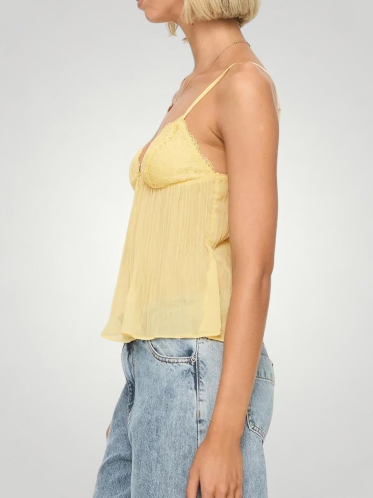 Transparente Spitzen - Camisole mit Elegantem Look - Nordic Boutique & Co.