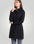 Ultraleichter Damen Parka mit Abnehmbarer Kapuze - Nordic Boutique & Co.