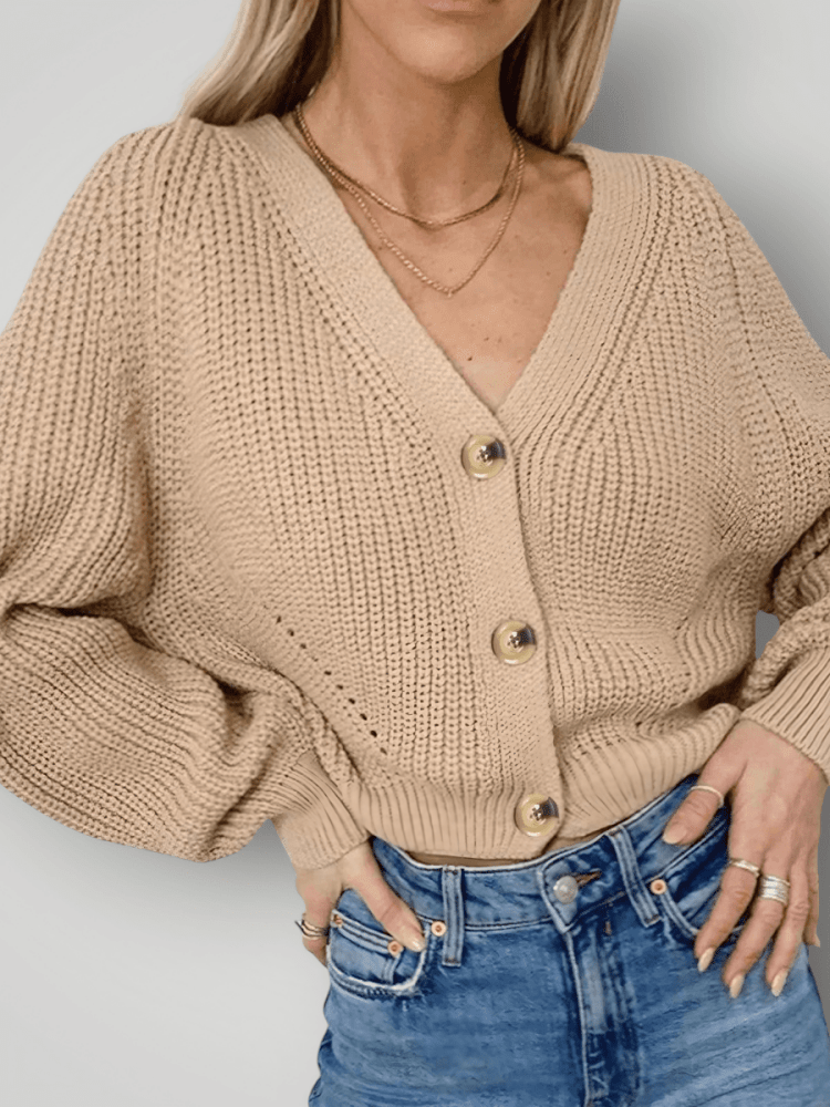 V - Hals Kardigan für Elegante Anlässe - Nordic Boutique & Co.
