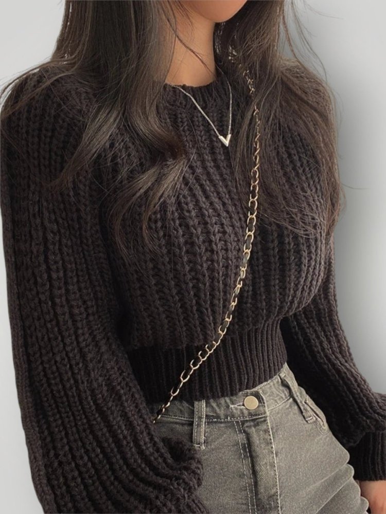 Vintage Pullover Damen mit Bequemer Passform - Nordic Boutique &amp; Co.