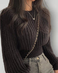 Vintage Pullover Damen mit Bequemer Passform - Nordic Boutique & Co.