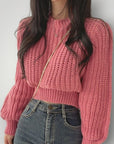Vintage Pullover Damen mit Bequemer Passform - Nordic Boutique & Co.