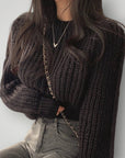 Vintage Pullover Damen mit Bequemer Passform - Nordic Boutique & Co.