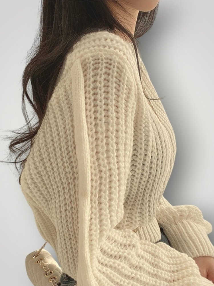 Vintage Pullover Damen mit Bequemer Passform - Nordic Boutique &amp; Co.