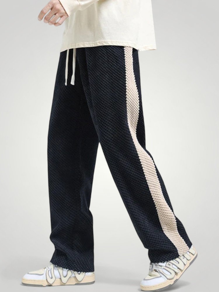 Waffelstruktur Jogginghose Damen mit Sportlichem Look - Nordic Boutique & Co.
