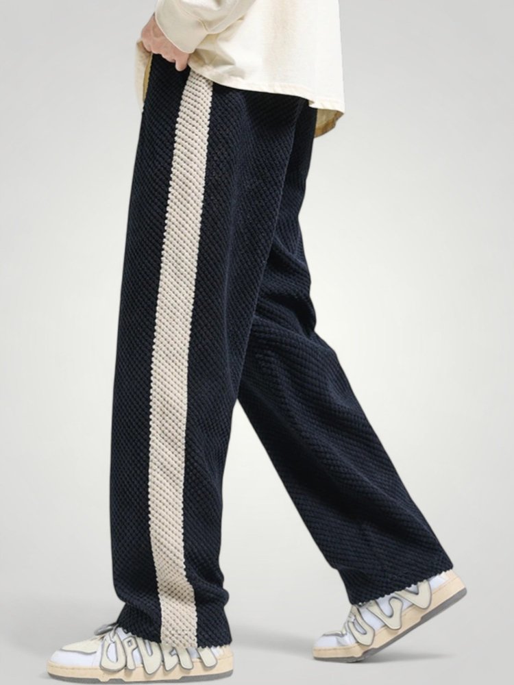 Waffelstruktur Jogginghose Damen mit Sportlichem Look - Nordic Boutique & Co.