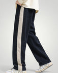 Waffelstruktur Jogginghose Damen mit Sportlichem Look - Nordic Boutique & Co.