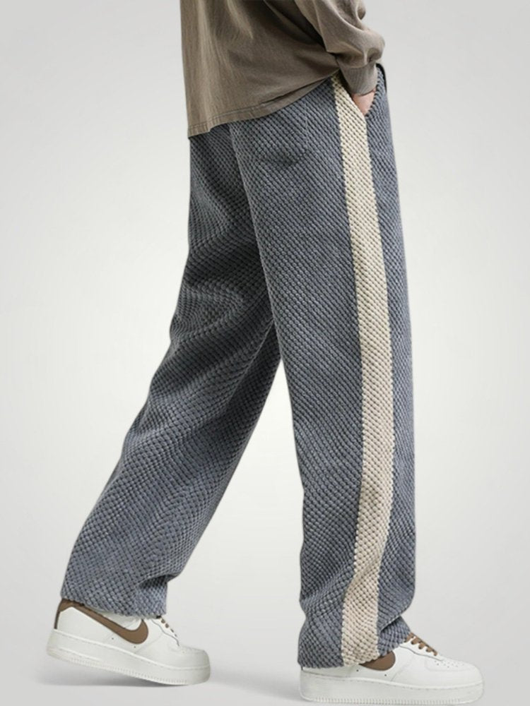 Waffelstruktur Jogginghose Damen mit Sportlichem Look - Nordic Boutique & Co.
