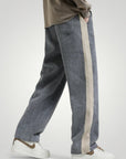 Waffelstruktur Jogginghose Damen mit Sportlichem Look - Nordic Boutique & Co.