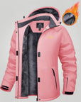 Warme Damenjacke mit Abnehmbarer Kapuze - Nordic Boutique & Co.