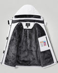 Warme Damenjacke mit Abnehmbarer Kapuze - Nordic Boutique & Co.