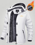 Warme Damenjacke mit Abnehmbarer Kapuze - Nordic Boutique & Co.