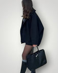 Wollmantel Damen Beige mit Elegantem Schnitt - Nordic Boutique & Co.
