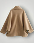 Wollmantel Damen Beige mit Elegantem Schnitt - Nordic Boutique & Co.